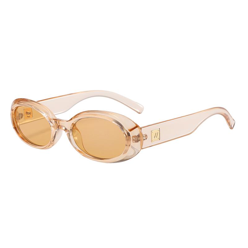 Retro Oval Trendy Sunglasses For Men And Women Fashion High-end UV Protection Sun Glasses Outdoor Sunscreen Sunshade Eyewear
