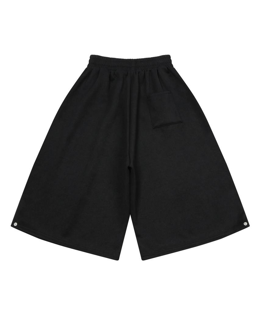 MUCENT Baut Hem Button Bermuda Half Pants Unisex (2 Colors)
