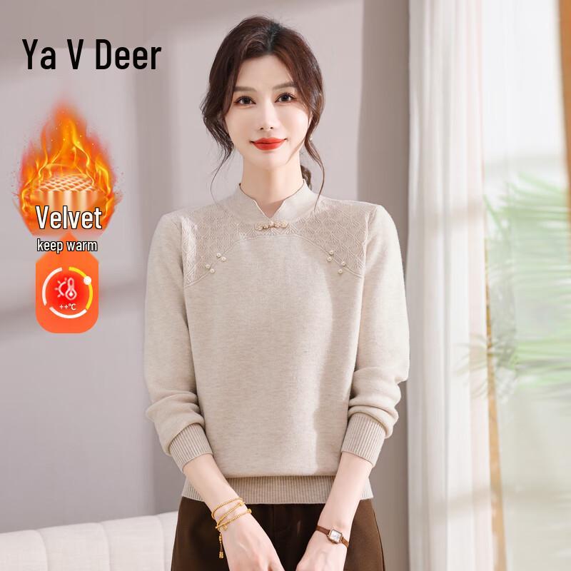 Yalu Women s Plush Knit Sweater Top XL