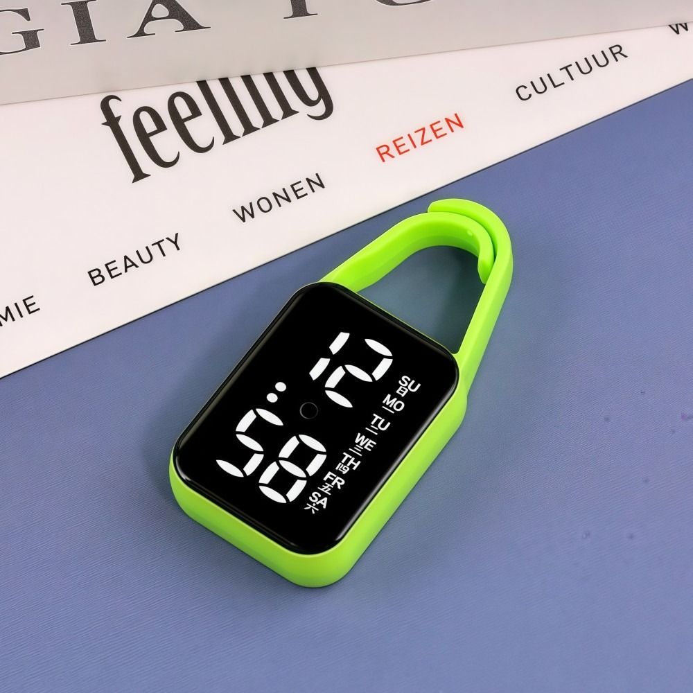 Portable Electronic Hanging Watch Digital Display Luminous Pocket Watch  Stylish Accessory