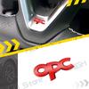 Mała Metalowa Naklejka 3D na Wnętrze Samochodu Logo OPC Naklejka z Emblematem na Kierownicę Samochodową Do Opel Astra G H J K Zafira B Corsa C D Insignia