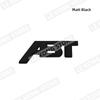 ABT Badge Emblem Front Hood Grille Sticker Decal Accessories For SEAT Hyundai Honda Skoda Fiat Abarth Q3 Q5 Metal Car Styling AL7