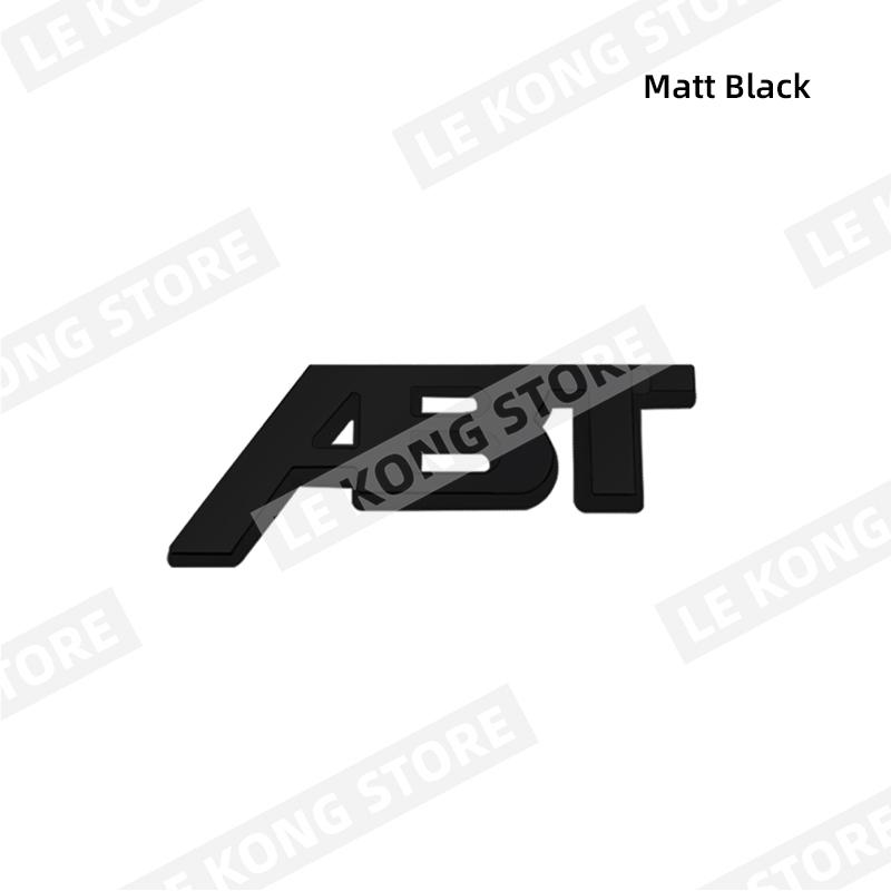ABT Badge Emblem Front Hood Grille Sticker Decal Accessories For SEAT Hyundai Honda Skoda Fiat Abarth Q3 Q5 Metal Car Styling AL7