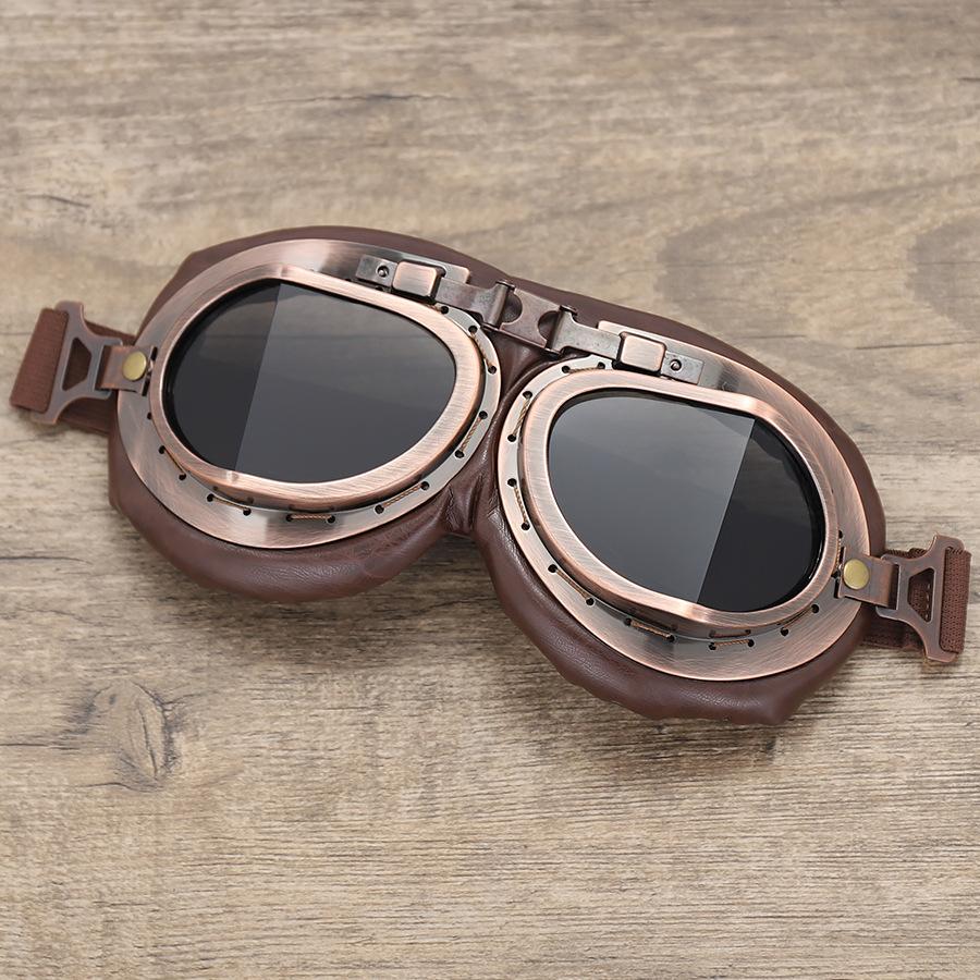 Retro Angled Harley Goggles Motorcycle Helmet Goggles Anti Dust Electric Car Cross Country Riding Gear