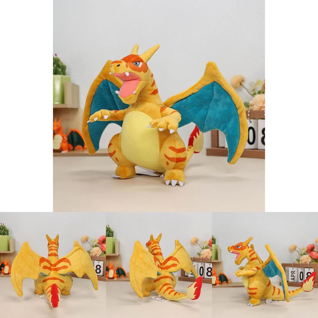 Charizard Plush Toy With Short Pile Material For Collectors And Kids