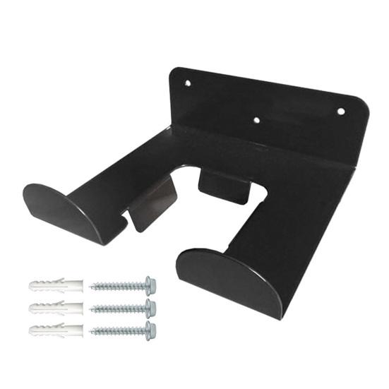 

Настенная стойка для триммеров Органайзер для гаража Держатель для мотокос Сверхпрочный садовый держатель для электроинструментов для сарая Мастерской Триммер для травы Кусторез чёрный