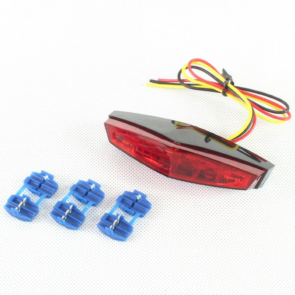 Universal Slim Edge LED Tail Lamp Red