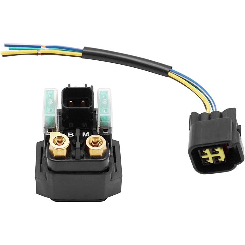 

MATI Starter Solenoid Relay & Plug for Yamaha Raptor 700 700R 250 125 2006-Up Kodiak 450 2018-Up 5UG-81940-00-00 5B4-81940-00-00 синій