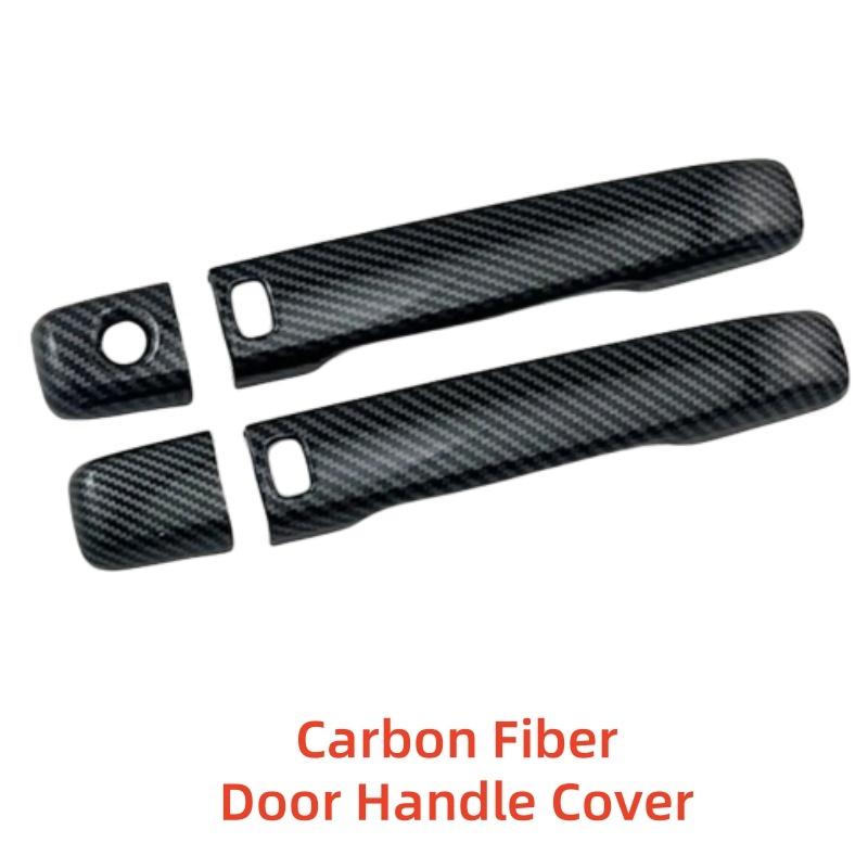 For Infiniti Coupe Q60 2011 2012 2014 2015 Car Upgrade Car Modification Door Handle Bowl Cover ABS Plastic Black Carbon Plating