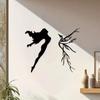 Flying Girl Metal Wall Art Abstract Style Wall Decoration for Indoor Outdoor Home Terrace Balcony Living Room Not Easy To Break
