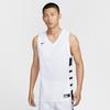 Dri Fit Basketball Jersey Men's White