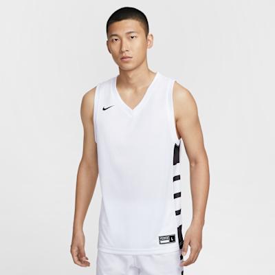 Nike Dri Fit Basketball Jersey Men s White XS