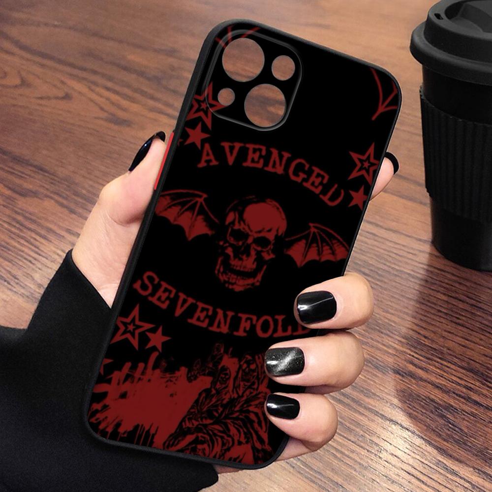 Avenged Sevenfold Band Phone Case FOR IPhone 15 14 11 12 Pro 13 16 Pro MAX XR XS Shockproof Armor Matte Cover