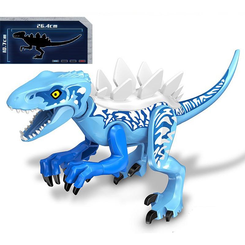 Jurassic Dinosaur World Park Indominus Rex Gyrosphere Escape Ball Owen Blue Model Building Blocks Enlighten Toys For Children