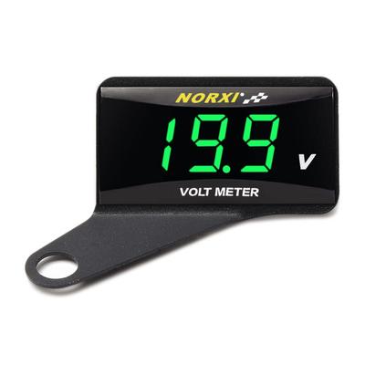 Motorcycle Voltmeter Waterproof Voltmeter for Motorcycles, Motorcycles, and Scooters,