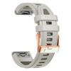 Fibbia Oro 20mm Cinturino in Silicone per Garmin Fenix8 43mm/7S Pro/6S Pro