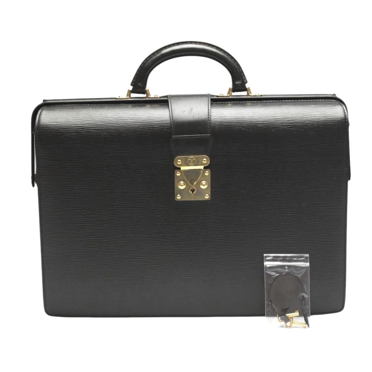 

LOUIS VUITTON Epi Fermoire Ділова сумка Шкіра Epi чорна чоловіча M54352 Вживана