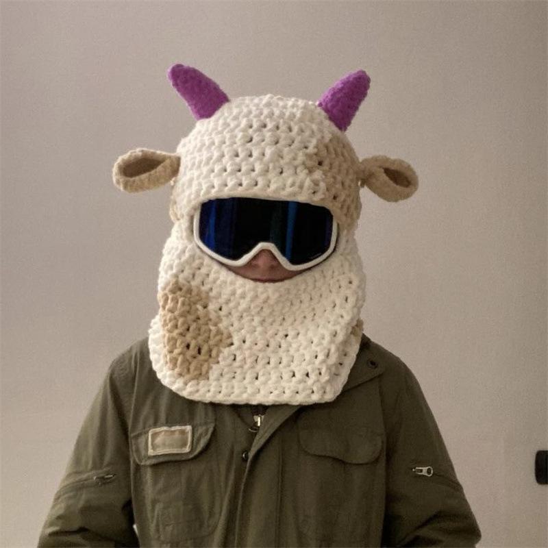 Neuer handgemachter gehäkelter Mais-Hut, personalisierter lustiger Party-Eltern-Kind-Hut