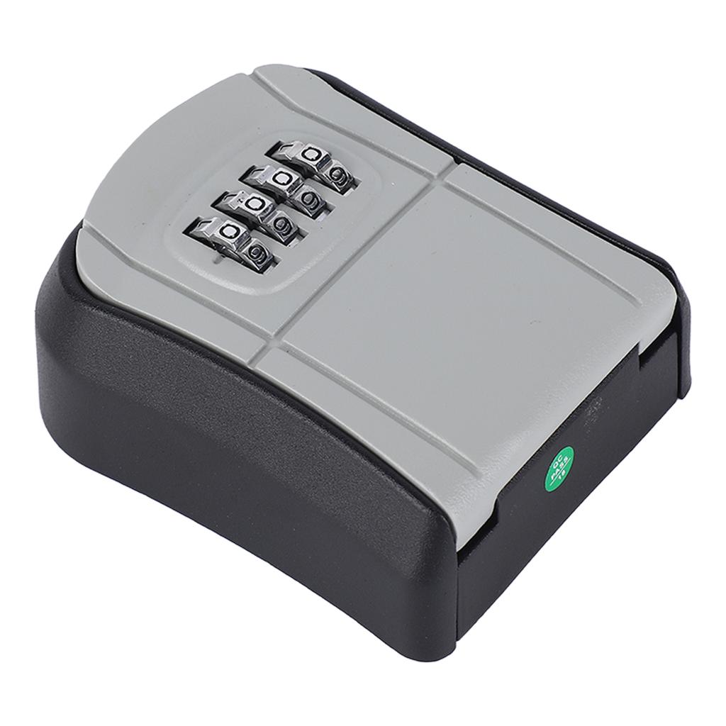 Security Key Lock Box Aluminium Alloy Wall Mount Portable Large Capacity Key Storage for Home Office Factory