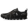 On Fabric Cushioning Slip Resistant Waterproof And Breathable Low Top Sprint Running Shoes Women's Black 19.99986