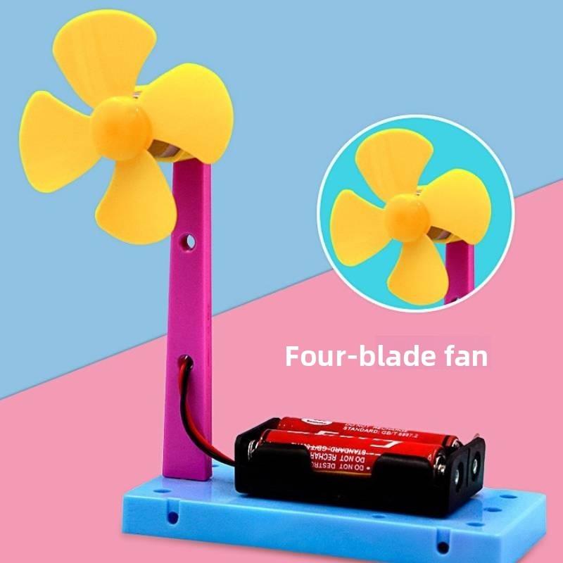 Wissenschaftsexperiment DIY Schreibtischventilator aus ABS-Material für STEM-Kinder Lernspielzeug