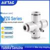Yadake Pneumatic Tube Reducing Tee Connect Fitting PEG 6/8/10/12-4-6-8-10