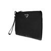 Prada Emaille Dreieck Metall Logo Nylon Kulturtasche Clutch Kleine Herren Tasche Schwarz 2NH004-064-F0002