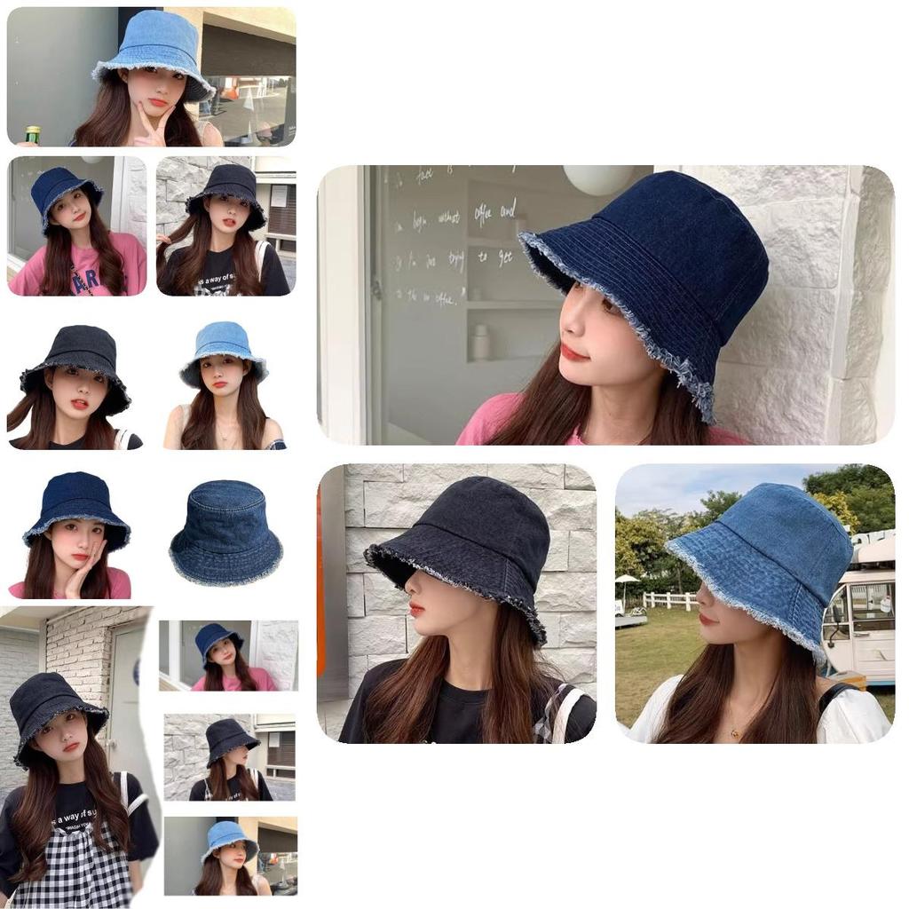 Korean Ins Vintage Retro Mountain Edge Fisherman Hat Sun Hat Unisex Sunshade Sun Hat