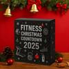 Christmas Tree Ornament Gym Advents Calendar Fitness Equipment Calendar  Festival Party Supplies