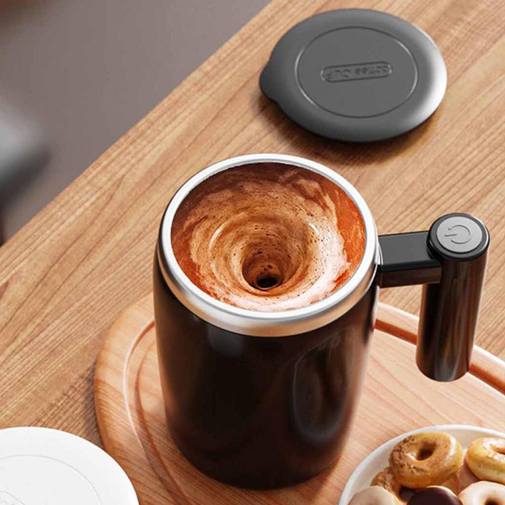 Automatic Stirring Mug 400ml/14oz Rechargeable Rotating Automatic Mixing Cup for Tea Women and Men Protein Drinks Travel