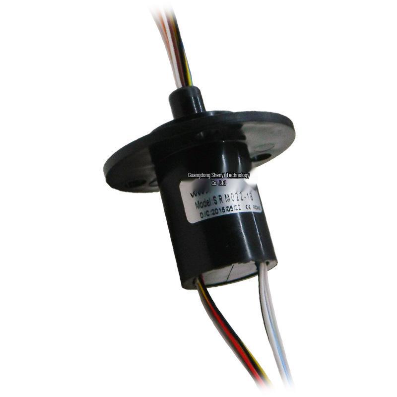 Cap-Type 18-Channel 2A Conductive Slip Ring for Robotic Automation