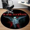1pc Rammstein Carpet, Round Non-Slip Durable Large Size Office Carpet, Suitable for Office yy250908058