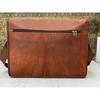 Bag Messenger Briefcase  Full Flap New Leather Satchel Shoulder Laptop
