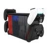 Storage Tower Dock Rack for Game Controller Game Disks Organizers Station Multifunction Gaming Accessories