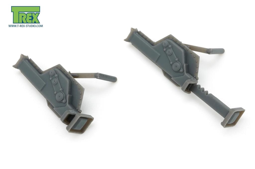 T-Rex Studios 1/35 WW2 German Tank 20t Jack, Short Type (2-pack) Plastic Model Part TR35181 (Tank)