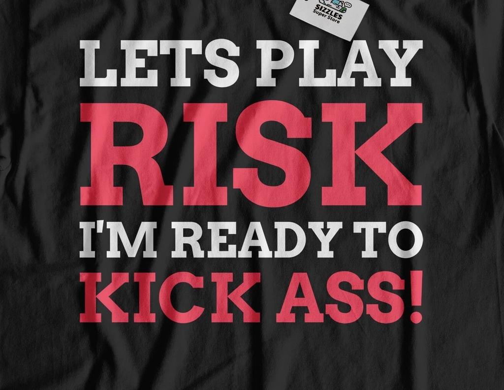 Unisex Funny Risk T-Shirt Board Games Night Gifts