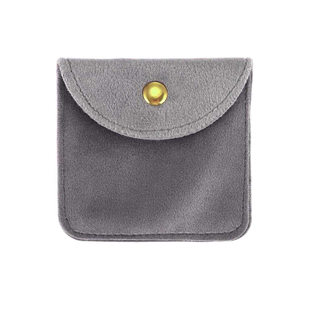 1/10 piece short plush jewelry packaging bag buckle bag ring earring bracelet necklace storage wedding party chic gift bag