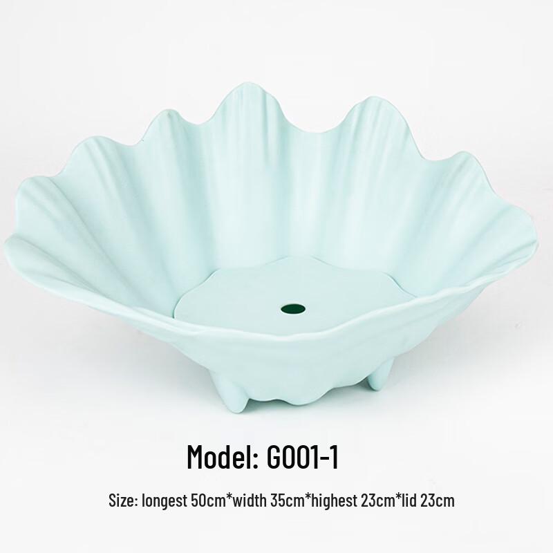 JINMEILI Melamine Shell-Shaped Seafood Sashimi Plate