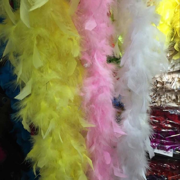 Plüsch-Truthahnfederboa Dekorationen für Party Hochzeit Kleidung Kleid Schal