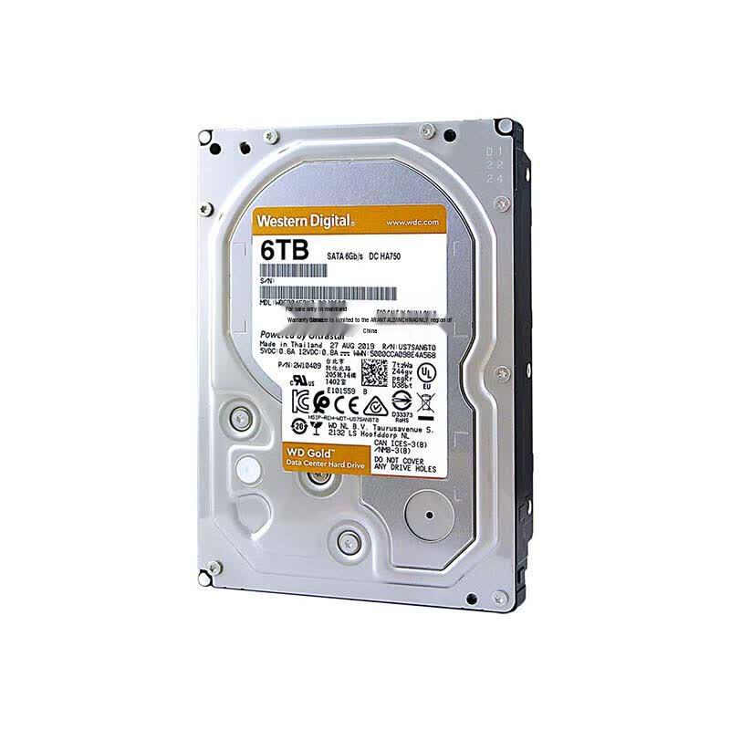 WD Gold 6TB SATA 7200 RPM 3.5-inch Enterprise Hard Drive