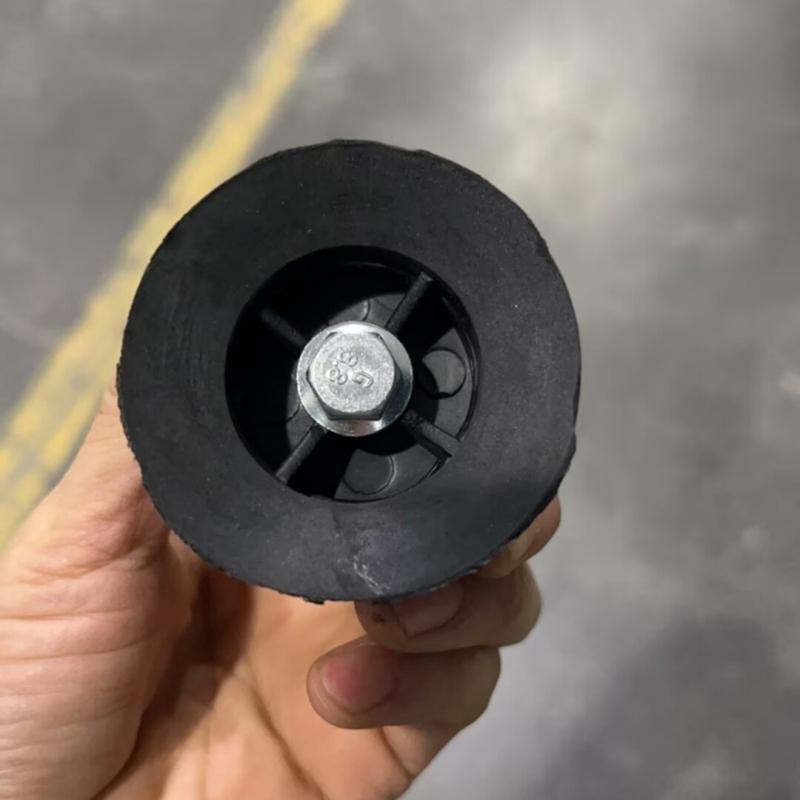 Large Anti Vibration Air Compressor Feet With Mounting Hardware Set Of 4 Rubber Pad For Stability Noise Reduction In Pneumatic Tool