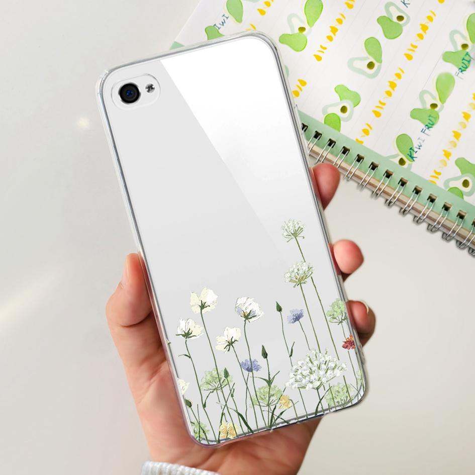For iPhone 4 Case 3.5" Cute Cartoon Leopard Transparent Silicone Soft Cover For iPhone 4s iPhone4 Funda iPhone4s Shockproof Capa