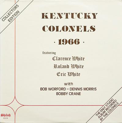 LP Record KENTUCKY COLONELS  1966 SLP4084 Shiloh Records 1978 US CountryFolk Used