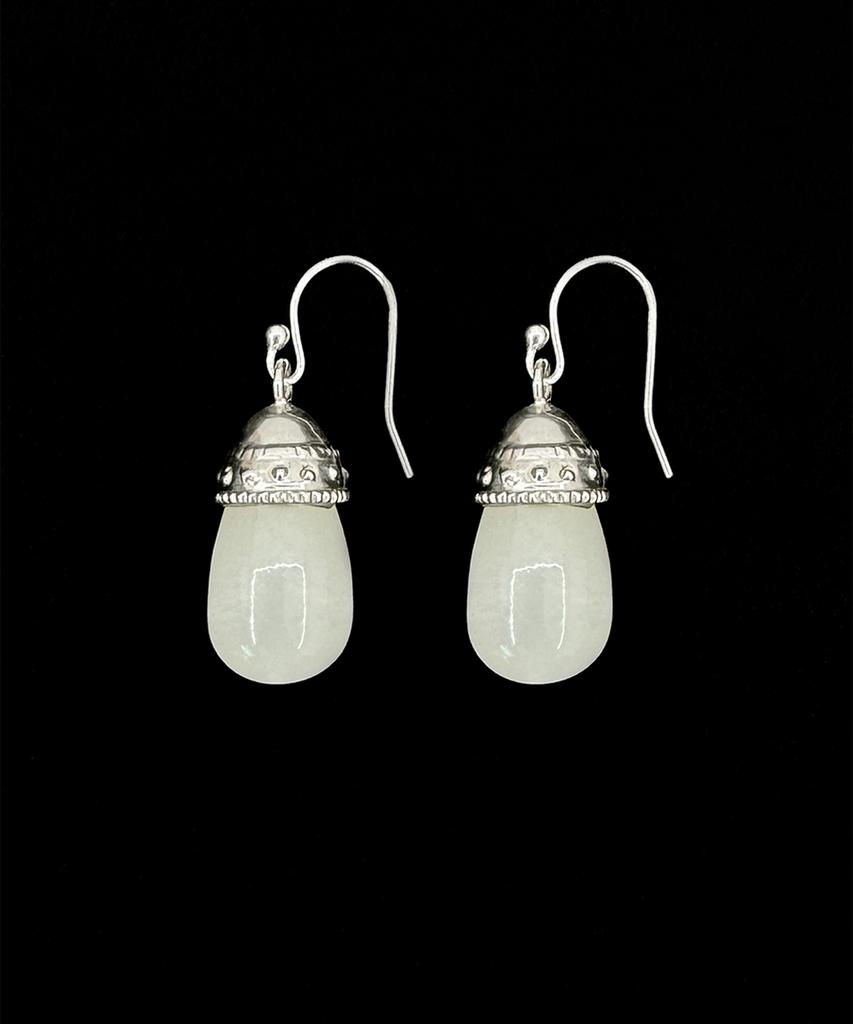 Marta 925 Silver. Dew Earring_Whitesilica