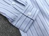 Longmei Women's Striped Pure Cotton Shirt, Spring-Summer 2026, Simple Commute Style with Lapel and Long Sleeves
