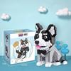 Cartoon Animal Building Blocks Diamond Bricks Creative Pet Dog Famous Husky Poodle Model Educational Toys Kids Adults Gifts
