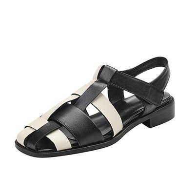 Women's Sandals Plus Size Superfine Fiber  Classic Low-heels Roman Shoes