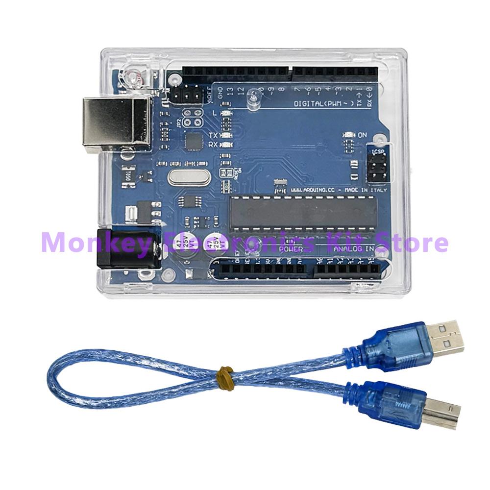 R1 CH111G+MEGA118P SMD Chip 16Mhz R1 Development Board For R1 Development Board USB CABLE ATEGA118P One Set