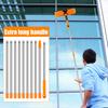 2 In 1 Window Cleaner Tool Double Sided Glass Squeegee Cleaner Duster Mop With Extendable Pole Ceiling Furniture Cleaning Tools