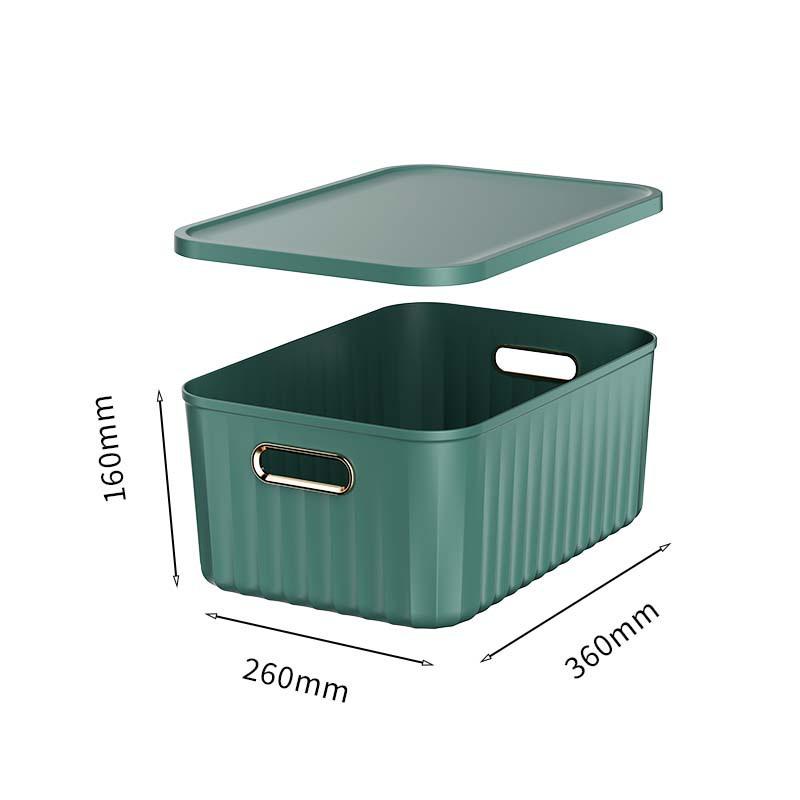 

Прочный ящик для хранения одежды и закусок - пластиковый контейнер для гостиной или детской комнаты